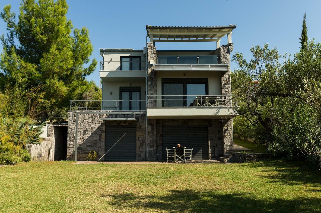 Olivia Estate Villa With Private Swimming Pool Elia Nikitis Exterior photo